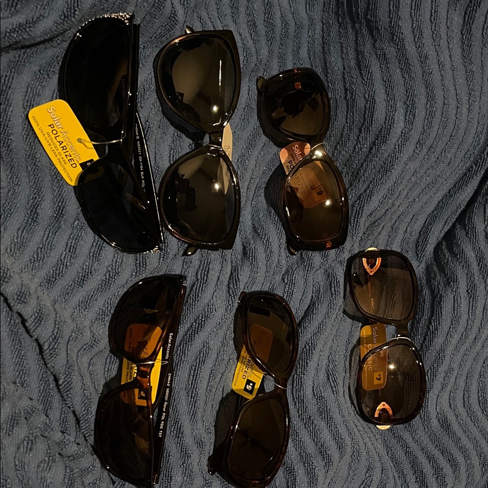 Stylish Black and Brown Sunglasses Set Be Sun Set. Great for vacations on the GO